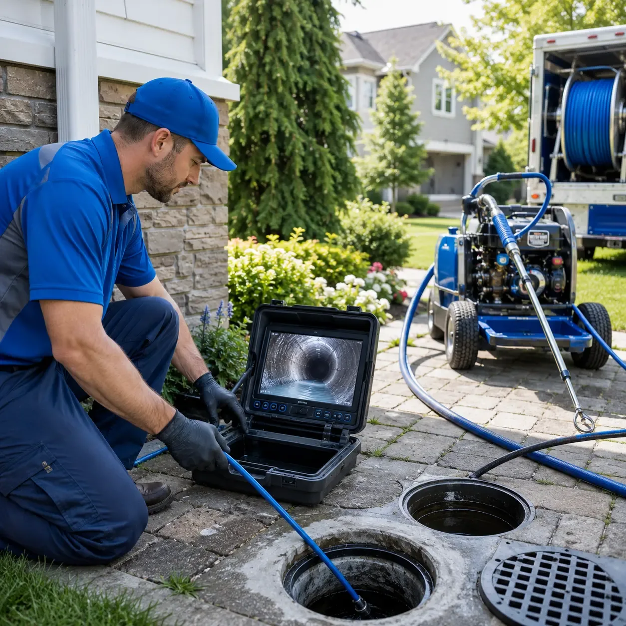 Outdoor drain cleaning professionals serving Hamilton, MS